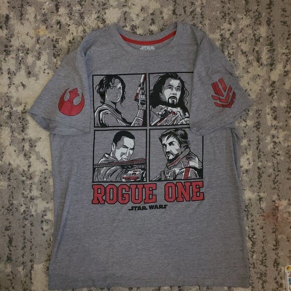 STAR WARS Rogue One Grey T-Shirt Size M - Picture 2 of 5
